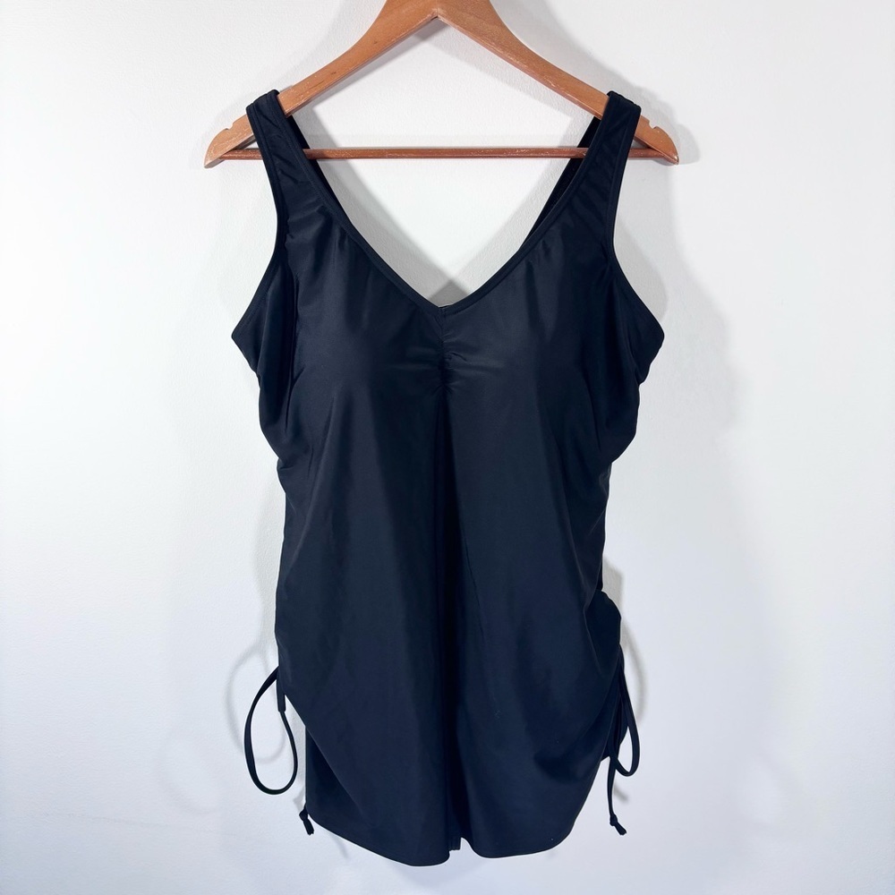 Avenue black one piece swimsuit